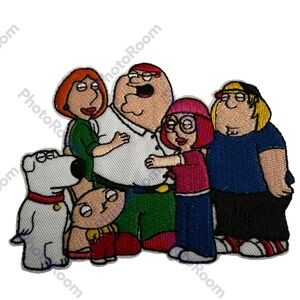 Family Guy embroidered multi patch iron on sew on 3t-4.5” DIY crafts gift idea